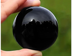 Černá Obsidiánová  Koule  5cm